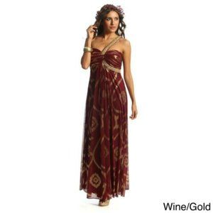 Betsy & Adam One Shoulder Gown